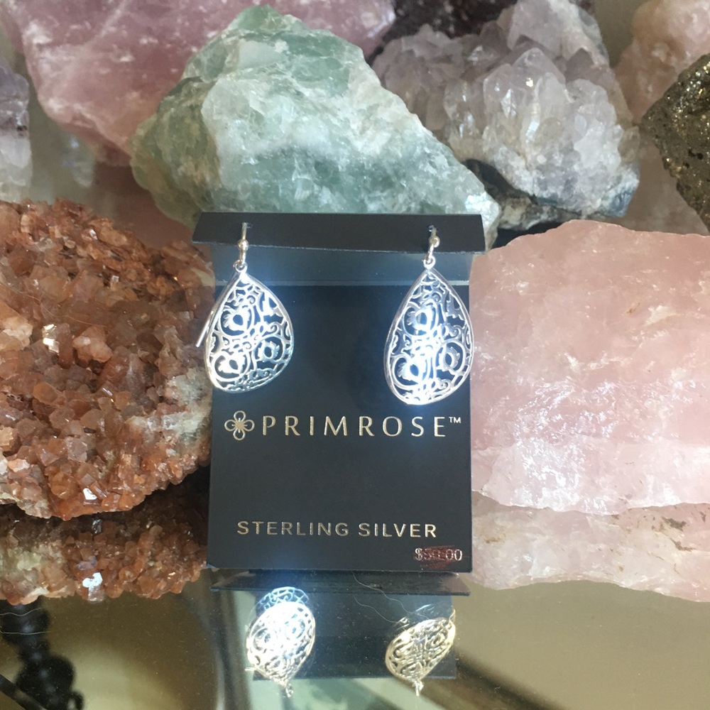 Primrose Sterling Silver Dangle Earrings